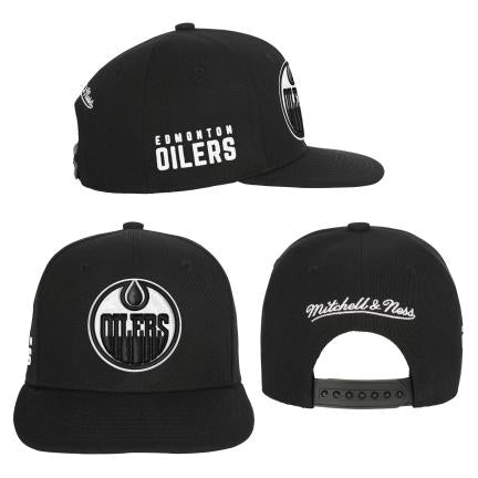 NHL Youth Hat Black Evergreen Snapback Oilers