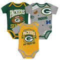 NFL Infant 3Pc Onesie Set 1st Round Pick Packers