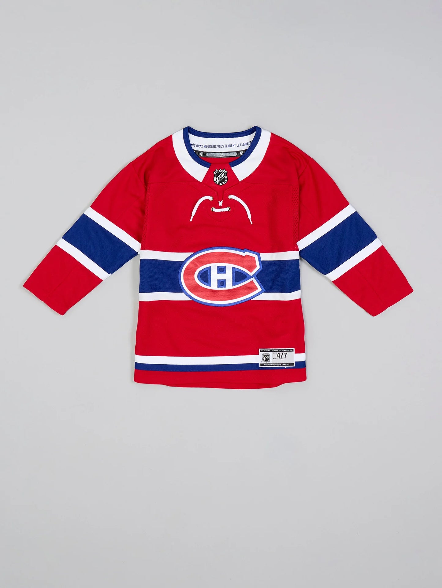 NHL Kids Player Premier Jersey Home #13 Cole Caufield Canadiens