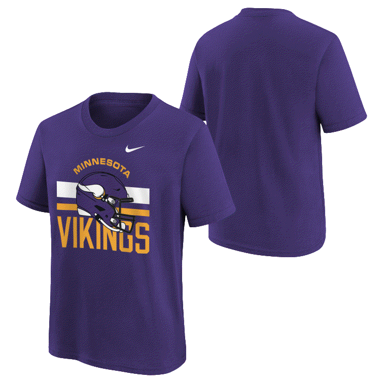 NFL Youth T-Shirt Stripes Vikings