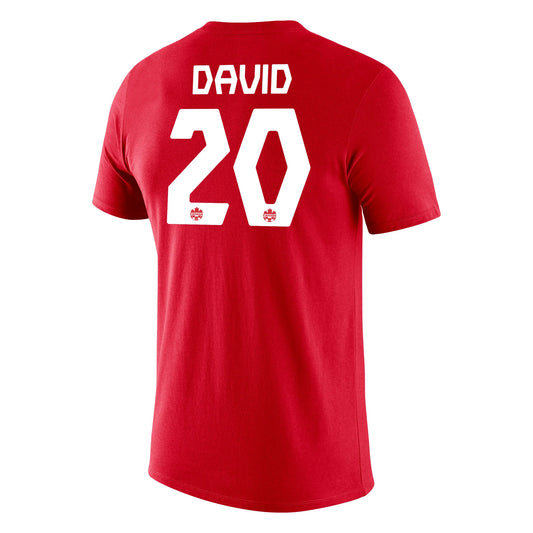 Soccer Canada Player Dri-Fit T-Shirt Legend Jonathan David Team Canada