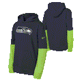 NFL Youth Hoodie Two Tone Seahawks
