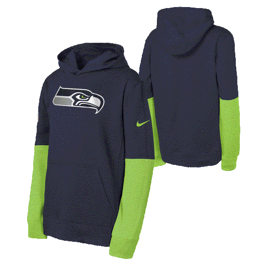 NFL Youth Hoodie Two Tone Seahawks