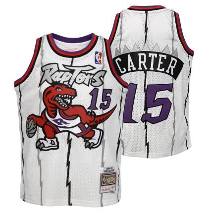 NBA Infant Hardwood Classics Player 1998-99 Swingman Jersey Vince Carter Raptors (White)