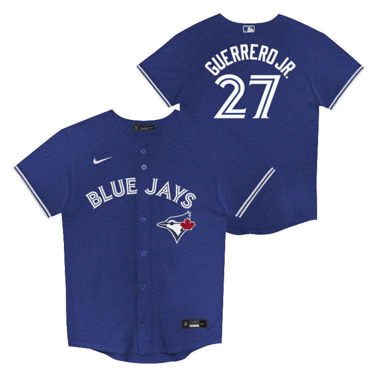 MLB Kids Player Replica Jersey Alt2 Royal Vladimir Guerrero Jr. Blue Jays