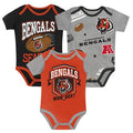 NFL Infant 3Pc Onesie Set 1st Round Pick Bengals