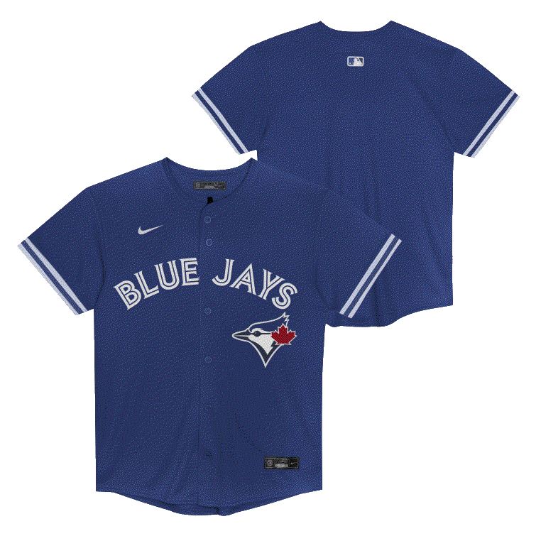 MLB Kids Blank Replica Jersey Alt Royal Blue Jays