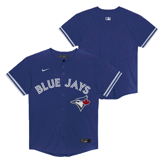 MLB Kids Blank Replica Jersey Alt Royal Blue Jays
