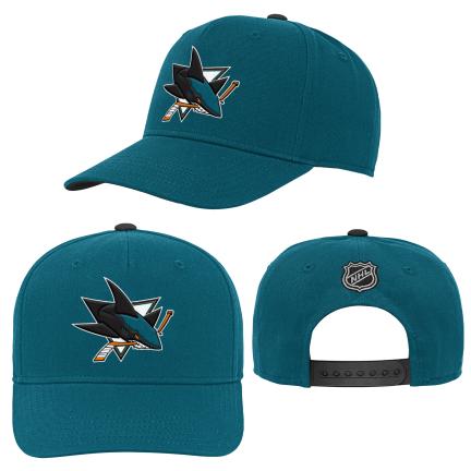 NHL Youth Hat Pre Curve Snapback Sharks
