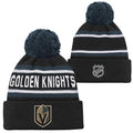 NHL Youth Knit Hat Jacquard Wordark Golden Knights
