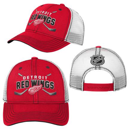 NHL Youth Hat Mesh Lockup Red Wings