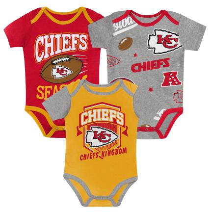 NFL Infant 3Pc Onesie Set 1st Round Pick Chiefs