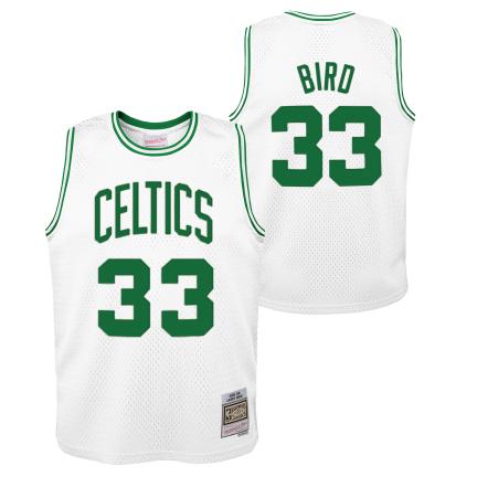 NBA Youth Hardwood Classics Player 1985-86 Swingman Jersey Larry Bird Celtics (White)