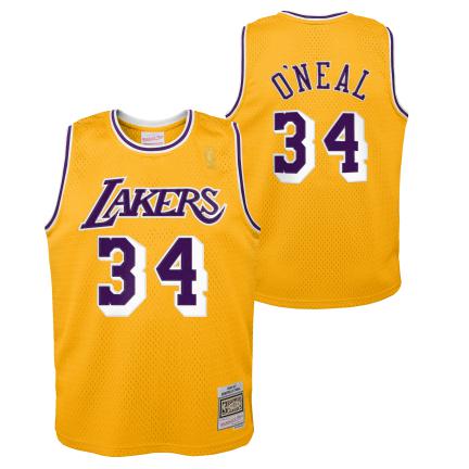 NBA Youth Hardwood Classics Player 1996-97 Swingman Jersey Shaquille O'Neal Lakers (Gold)