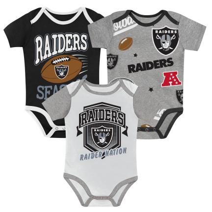 NFL Infant 3Pc Onesie Set 1st Round Pick Raiders