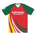 FIFA World Cup 2026 Youth Sublimated Jersey Portugal National Football Team