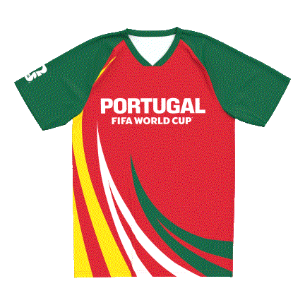 FIFA World Cup 2026 Youth Sublimated Jersey Portugal National Football Team