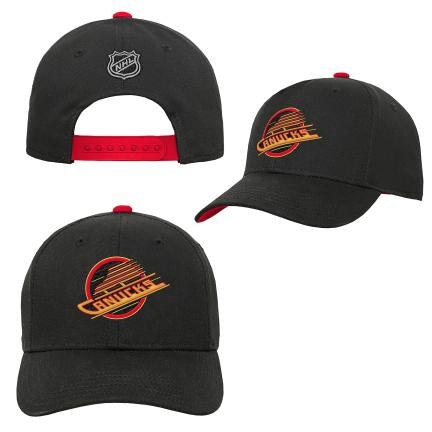 NHL Youth Hat Vintage Precurved Snapback Canucks
