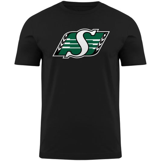 CFL T-Shirt Primary Logo (Black) Roughriders