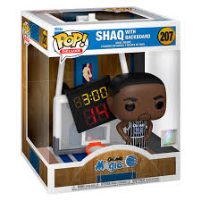 NBA Player Pop! Figure Deluxe With Back Board Shaq Magic