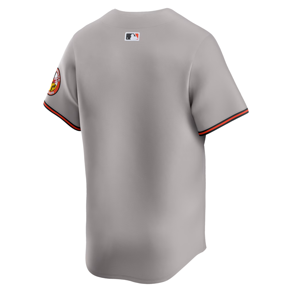 MLB Limited Jersey Blank Road Gray Orioles