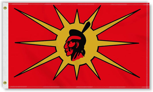 Mohawk Warrior Society Flag 3x5 (Oka)