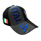 Country Hat 3D Italy (Black w/Blue Stars)