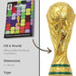 FIFA World Cup 2026 25mm Gold 2.5D Trophy Lapel Pin