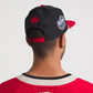 NHL Hat Snapback Black/Red Rope 4 Nations Face-Off Team Canada
