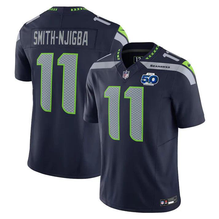 NFL Player F.U.S.E. Limited Jersey Home 50th Season Jaxon Smith-Njigba Seahawks