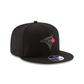 MLB Hat 950 Snapback Tonal Black w/Red Leaf Blue Jays