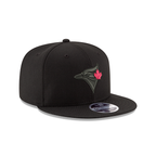 MLB Hat 950 Snapback Tonal Black w/Red Leaf Blue Jays
