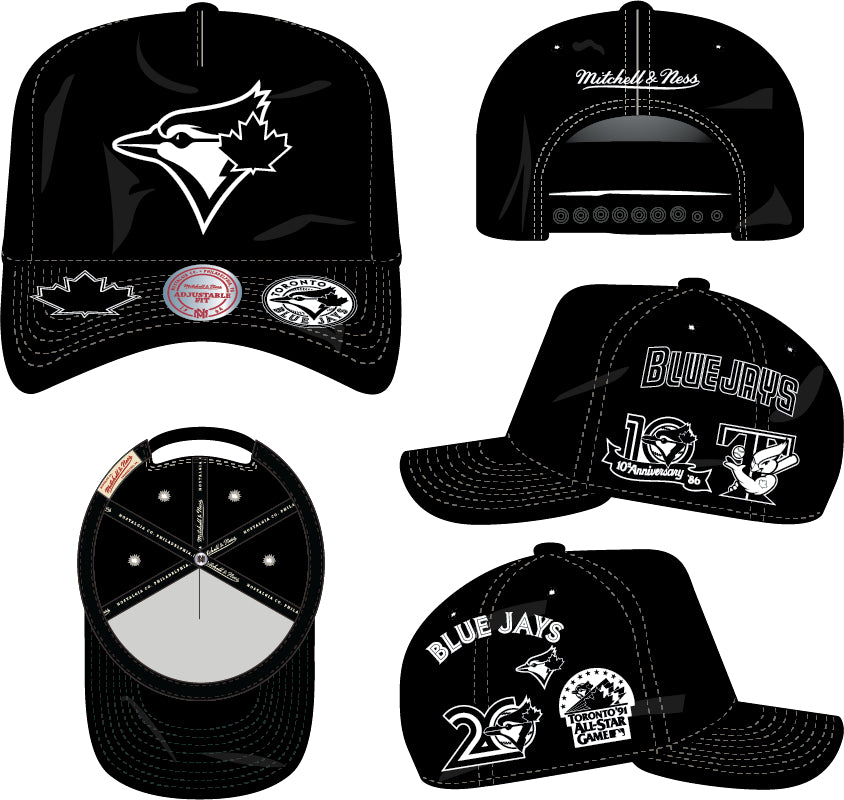 MLB Hat Pro Finch Fit Historical Blue Jays