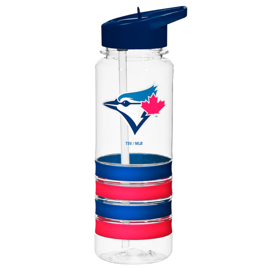 MLB Water Bottle 25oz. Banded Blue Jays