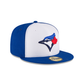 MLB Hat 5950 Alt3 Blue Jays (Blue and White)