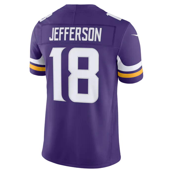 NFL Player Vapor F.U.S.E. Limited Sewn Jersey Home Justin Jefferson Vikings