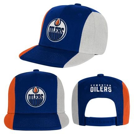 NHL Youth Hat Ace in The Hole Flat Brim Snapback Oilers