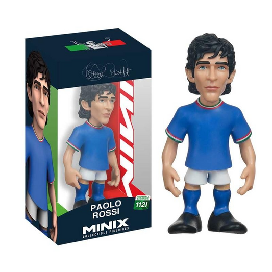 Soccer MINIX Collectible Figurine Italy Paolo Rossi #112I