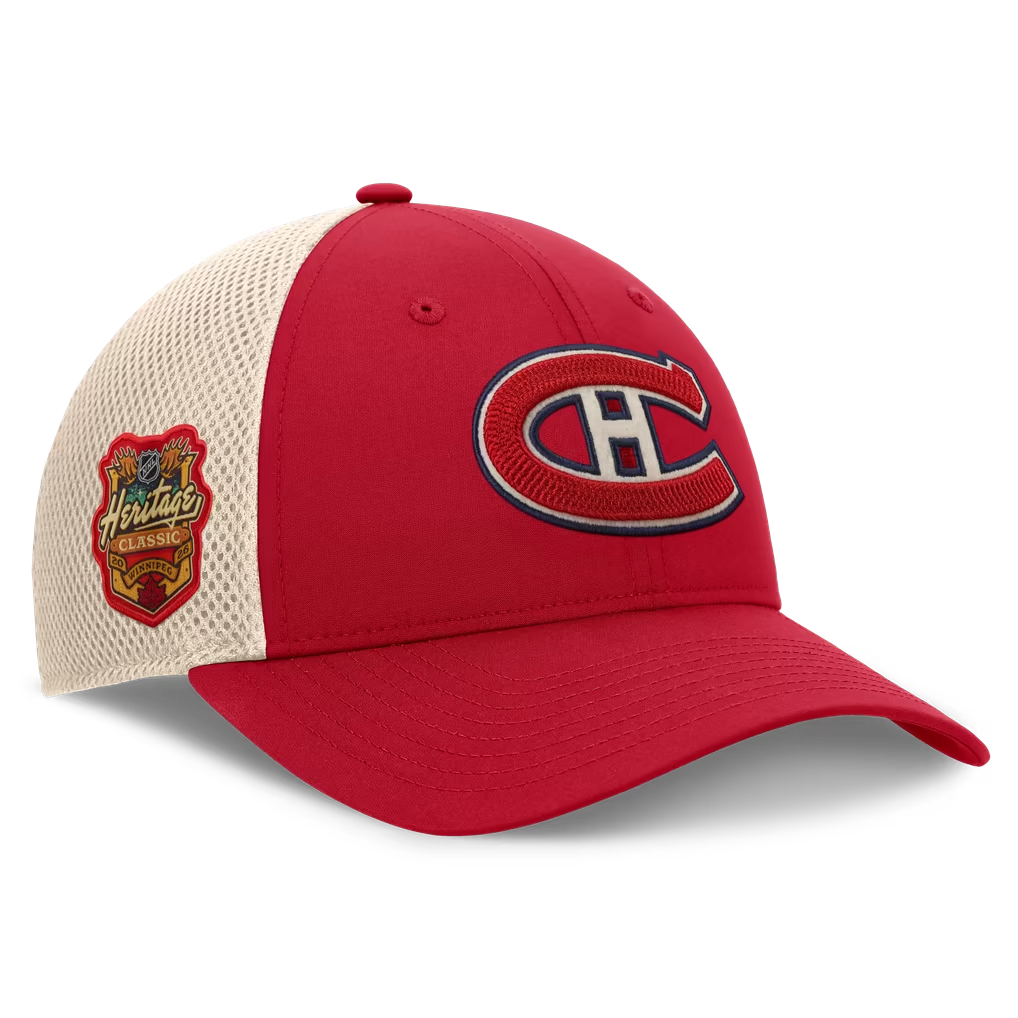 NHL Hat Adjustable Meshback Authentic Pro Heritage Classic 2026 Canadiens