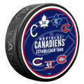 NHL Textured Puck Heritage Montreal Canadiens