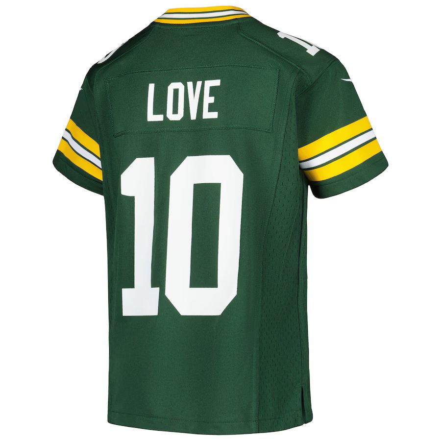 NFL Youth Player Game Jersey Home Jordan Love Packers