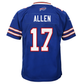 NFL Youth Player Game Jersey Home Josh Allen Bills