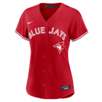 MLB Ladies Jersey Blank Alt Red Canada Day Blue Jays