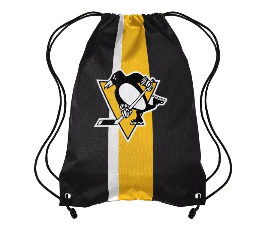 NHL Bag Drawstring Stripe Penguins