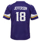 NFL Youth Player Game Jersey Home Justin Jefferson Vikings