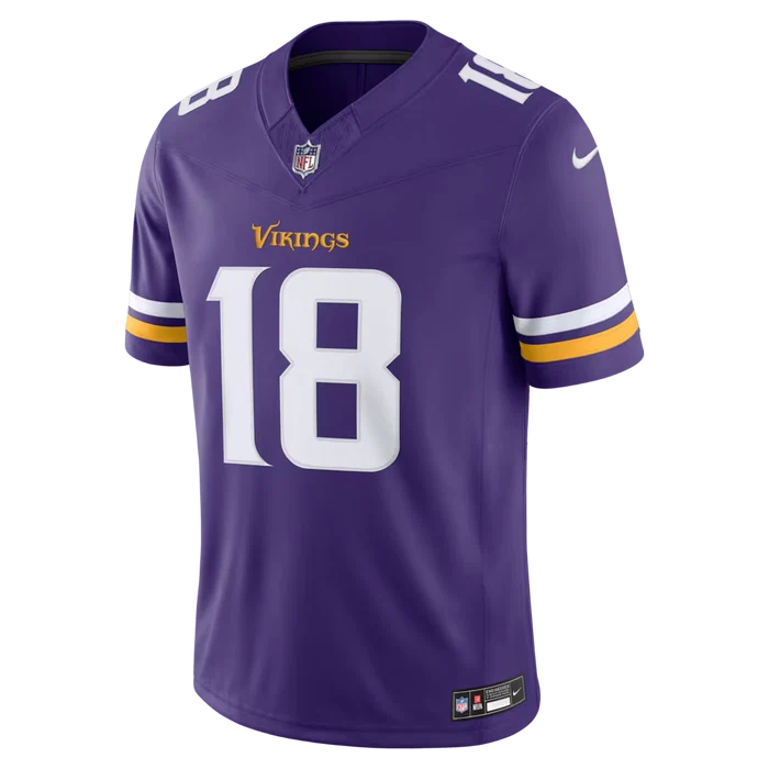 NFL Player Vapor F.U.S.E. Limited Sewn Jersey Home Justin Jefferson Vikings