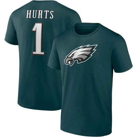 NFL Player T-Shirt Player Icon Jalen Hurts Eagles