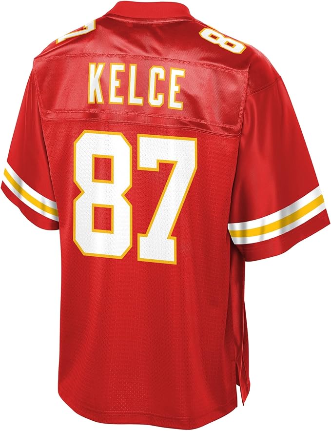 NFL Player Game Pro Line Jersey Home Red Travis Kelce Chiefs