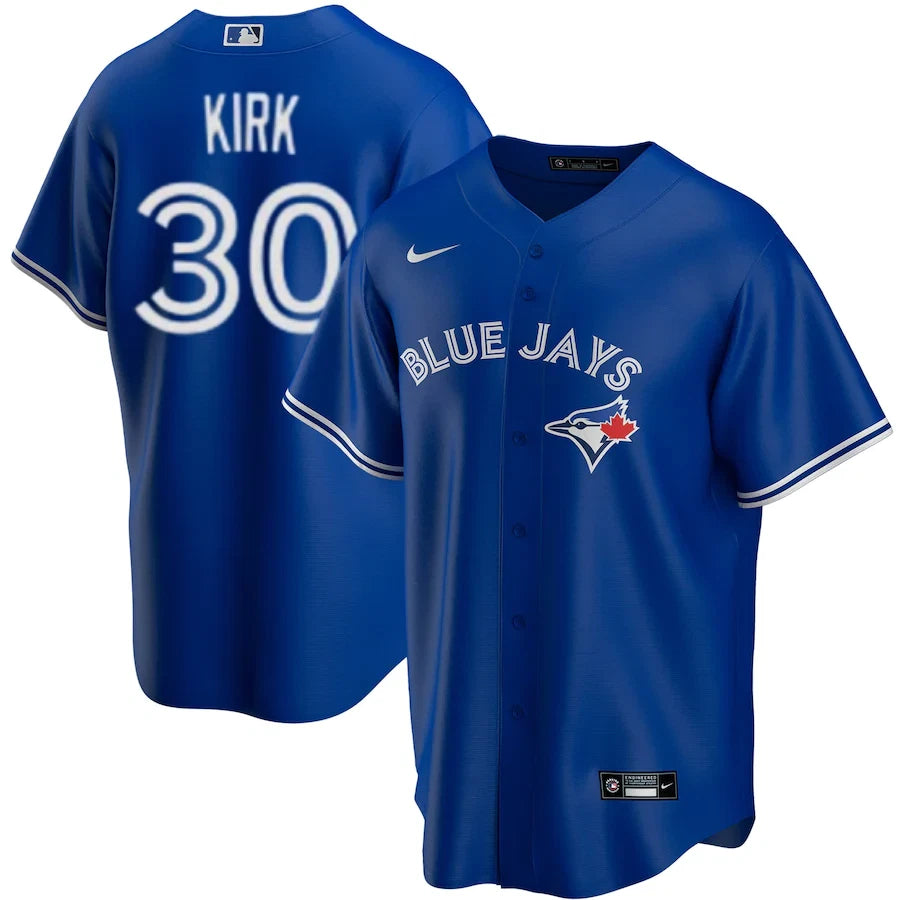 MLB Player Replica Youth Jersey Alt Royal Alejandro Kirk Blue Jays