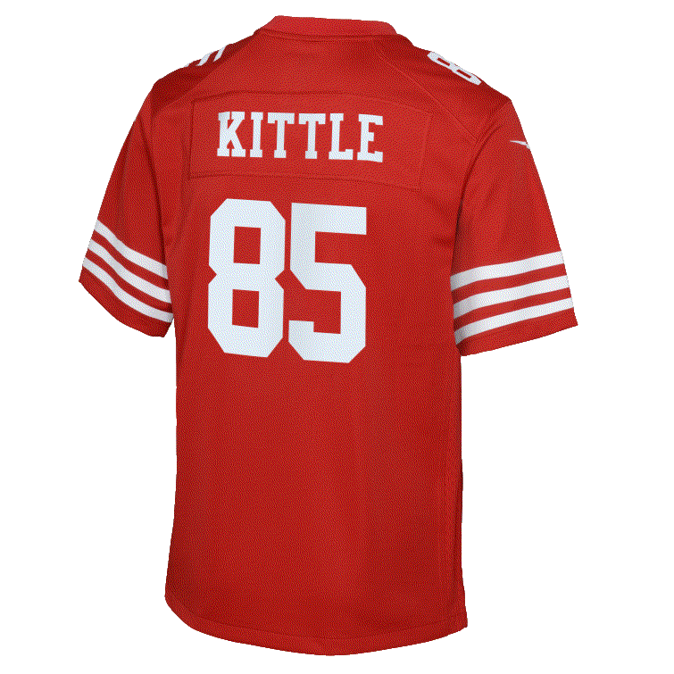 NFL Youth Player Game Jersey Home George Kittle 49ers